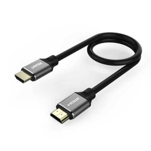 Cavo HDMI Unitek C137W 1,5 m 2.1 48 Gbps Placcato Oro Nero