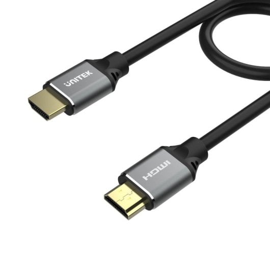 Cavo HDMI Unitek C137W 1,5 m 2.1 48 Gbps Placcato Oro Nero