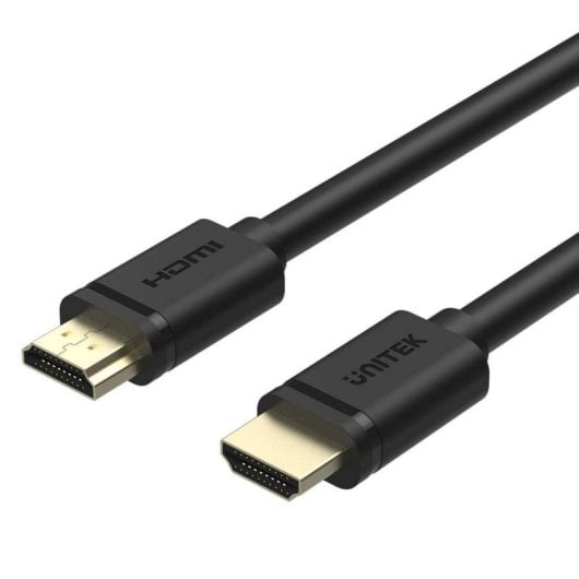 Câble HDMI UNITEK Y-C137M 1,5 m HDMI 2.0 3D Connecteurs Or Noir