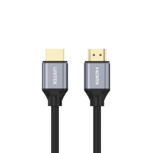 Câble HDMI UNITEK C139W 3 m HDMI 2.1 Noir Gris 48 Gbit/s