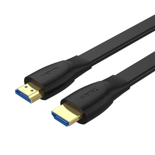 Câble HDMI UNITEK C11063BK-2M 2 m Plat 18 Gbit/s HDR10 Noir