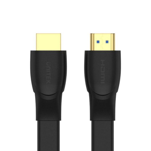 Câble HDMI UNITEK C11063BK-2M 2 m Plat 18 Gbit/s HDR10 Noir