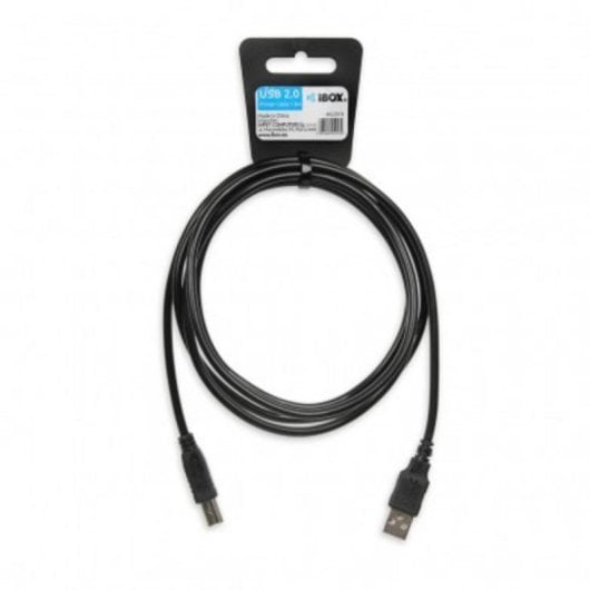 Cavo USB iBox IKU2D 1,8 m USB 2.0 A-B Maschio Nero