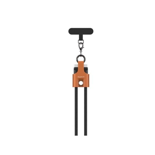 Câble USB-C Havit CB6344 1,2 m 60W Chargement rapide Noir Marron Gris