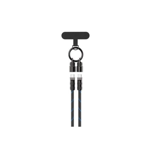 Câble Havit CB6340 USB-C 1,2 m Noir et Bleu Charge Rapide 60W