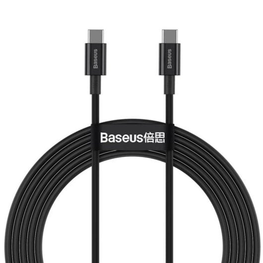 Cavo USB C Baseus Superior 1m USB 2.0 0,48 Gbit/s Nero