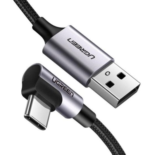 Cavo USB Ugreen 50942 2 m USB-A USB-C Angolato Nero