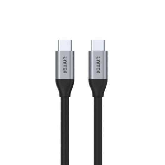 Cable UNITEK C14082ABK USB C a USB C 1 m 10 Gbit/s negro