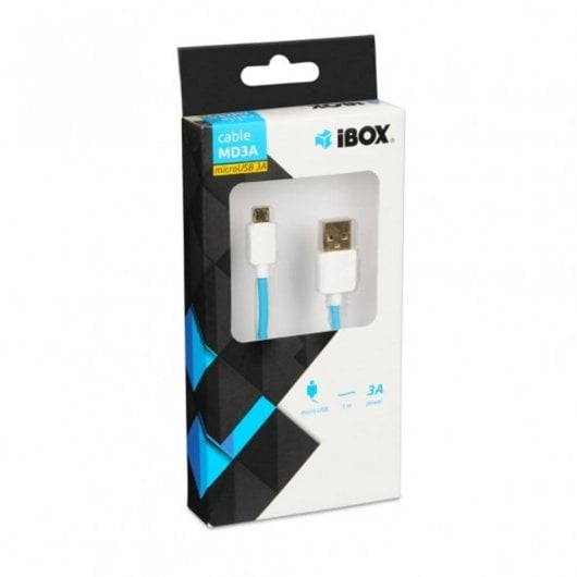 Cavo USB iBox IKUMD3A 1m USB A Micro-USB B USB 2.0 Blu