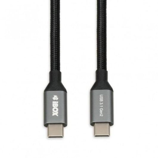 Cable USB C iBox IKUMTC31G2 1 m USB 3.2 Gen 2 Negro