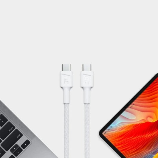 Cable Green Cell KABGC30W USB C a USB C 1,2 m 60W Blanco
