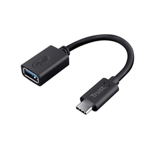 Cable Trust 20967 USB C a USB A 0,09 m Nero