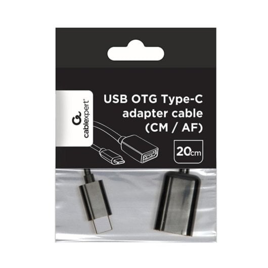 Adattatore USB Gembird A-OTG-CMAF2-01 USB-C a USB-A 0,2 m Nero