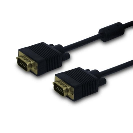VGA-Kabel Savio CL-29 1,8 m schwarz mit Ferritkernen abgeschirmt