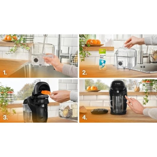 Caffettiera Capsule Bosch TAS112E 0,7 L Automatica 1400 W Nero regolazione intensità