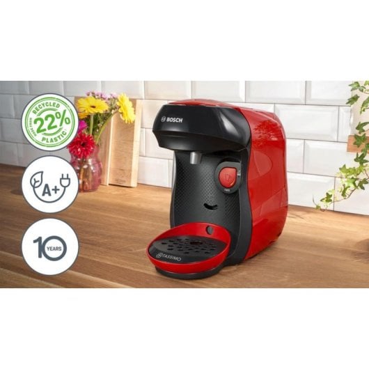 Caffettiera Capsule Bosch Tassimo Happy TAS103E 0,7 L 1400 W Nero Rosso