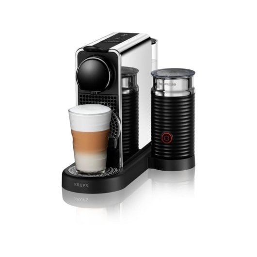 Caffettiera Capsule Krups NES CITIZ PLATINUM & MILK XN630D 1L 19 bar con schiumalatte