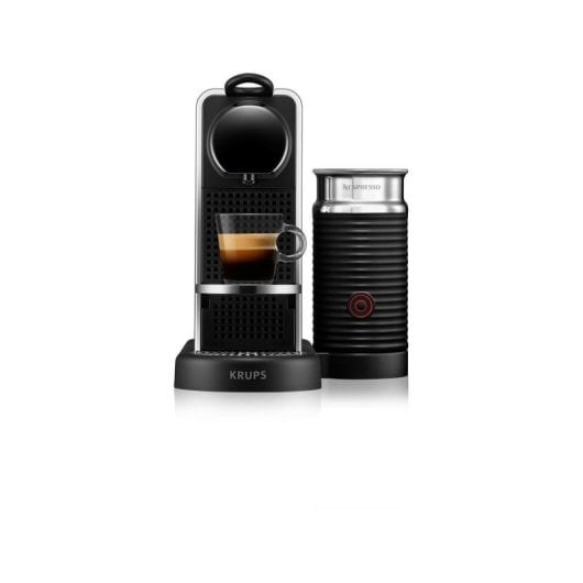 Caffettiera Capsule Krups NES CITIZ PLATINUM & MILK XN630D 1L 19 bar con schiumalatte