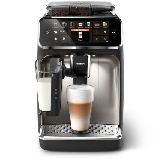 Cafetera Automática Philips Serie 5400 LatteGo EP5447 1,8 L 15 bares acero cerámico