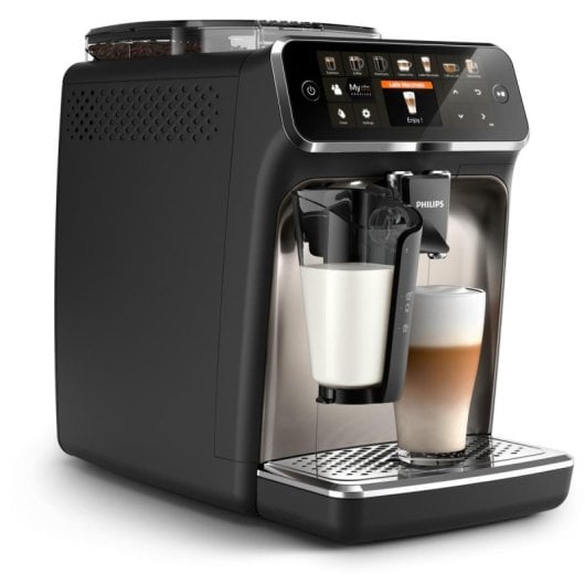 Cafetera Automática Philips Serie 5400 LatteGo EP5447 1,8 L 15 bares acero cerámico