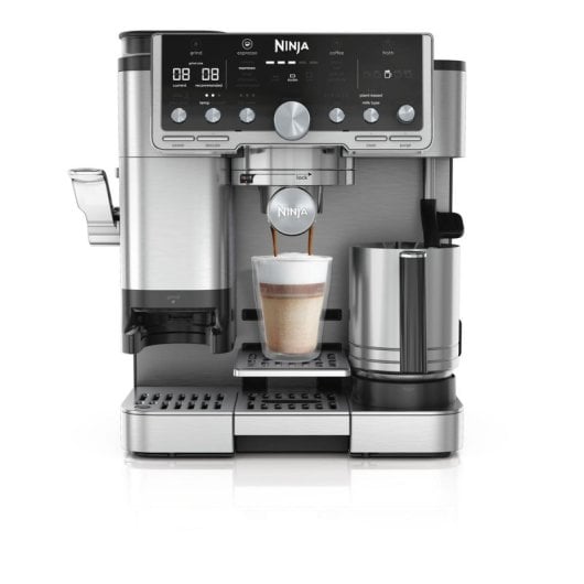 Caffettiera Semi-automatica Ninja ES701EU 2L 14 bar con macinino integrato e schiumalatte
