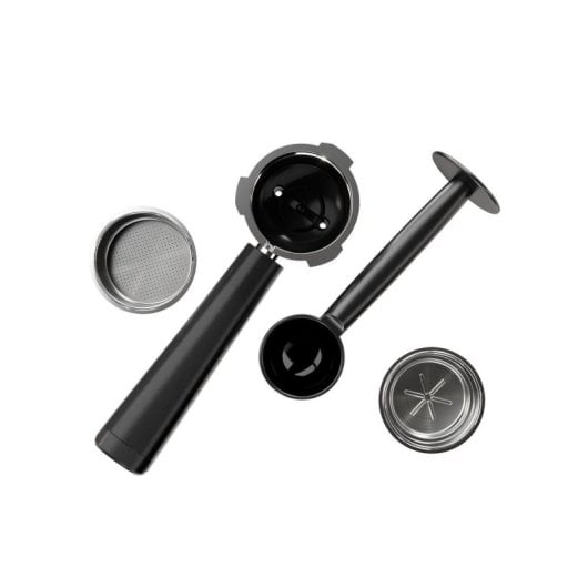 Cafetera Manual AEG EC6-1-6BST 1L 15 bares con espumador de leche