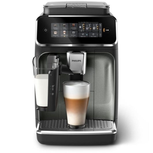 Cafetera Automática Philips EP3349/70 275g 15 bares con molinillo y espumador