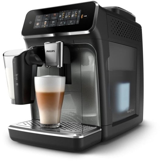 Cafetera Automática Philips EP3349/70 275g 15 bares con molinillo y espumador