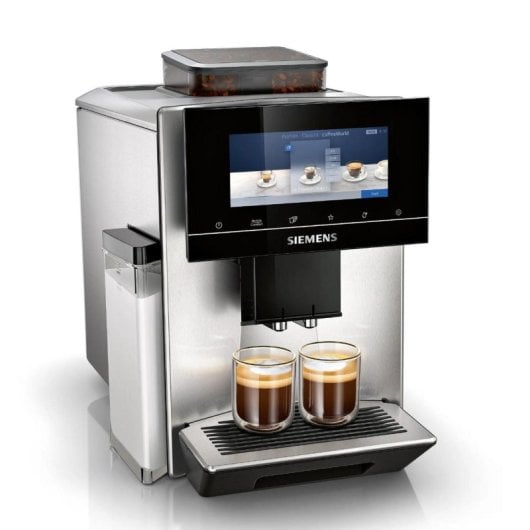 Cafeteira Automática Siemens TQ903R03 2 chávenas 1500W com moinho e espumador