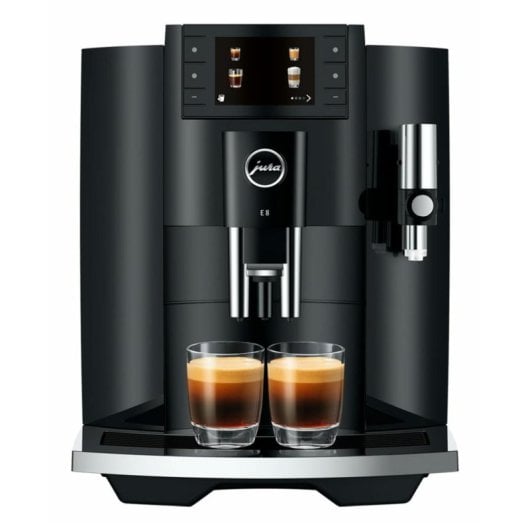 Cafetiere Automatique JURA E8 1,9L 15 bars avec broyeur inox et Bluetooth