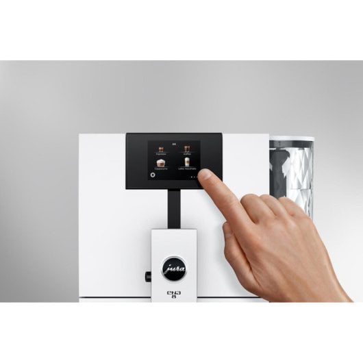 Cafeteira Automática Jura ENA 8 (EC) 1,1L 15 bar com Moínho, Wi-Fi, Branca