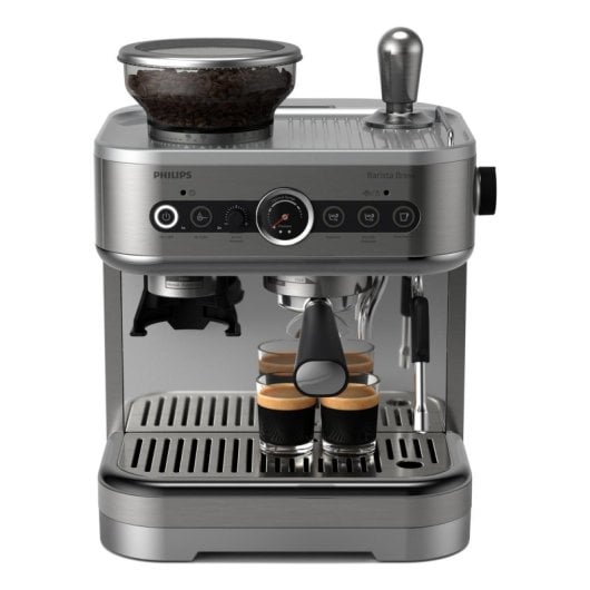 Cafetera Semiautomática Philips Barista Brew 2,3 L 15 bares con molinillo y espumador