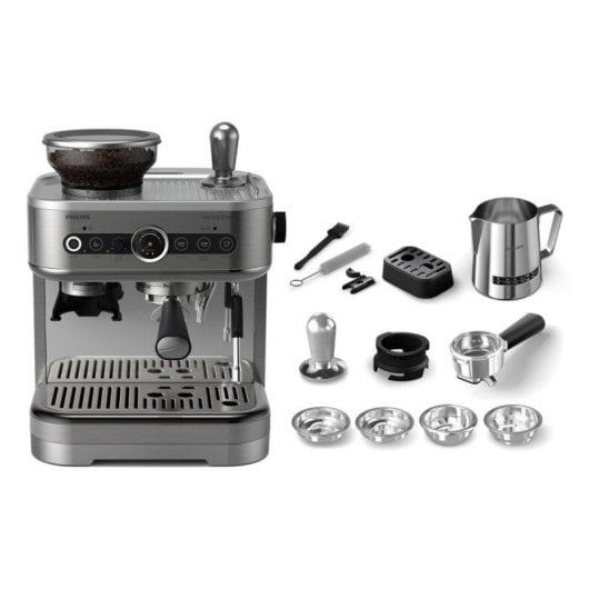 Caffettiera Semiautomatica Philips Barista Brew 2,3 L 15 bar macinino integrato acciaio inox