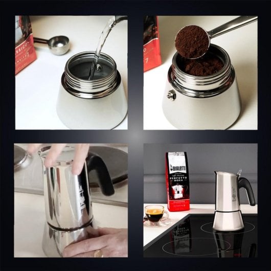 Caffettiera Moka Bialetti Venus box 0,5 L acciaio inox per induzione 10 tazze