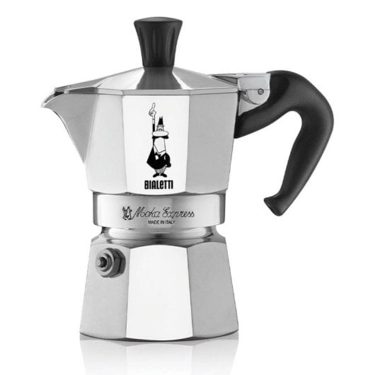 Caffettiera Moka Bialetti Moka Express 2 tazze alluminio nero