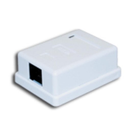 Prise murale réseau A-LAN GN005 Cat5e F/UTP Blanche 1 port RJ-45