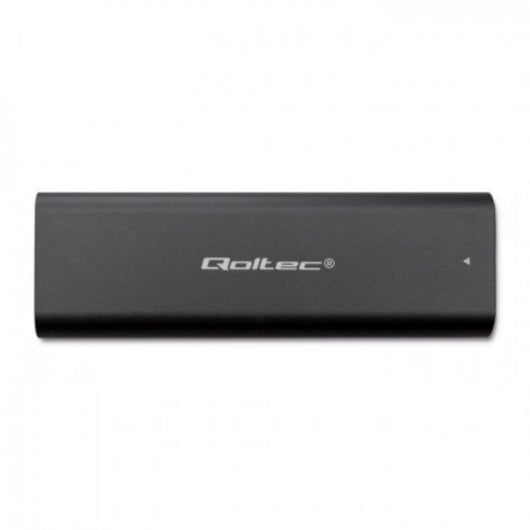 Caja SSD Externa Qoltec 50311 M.2 SATA USB Type-C Negro Compacta