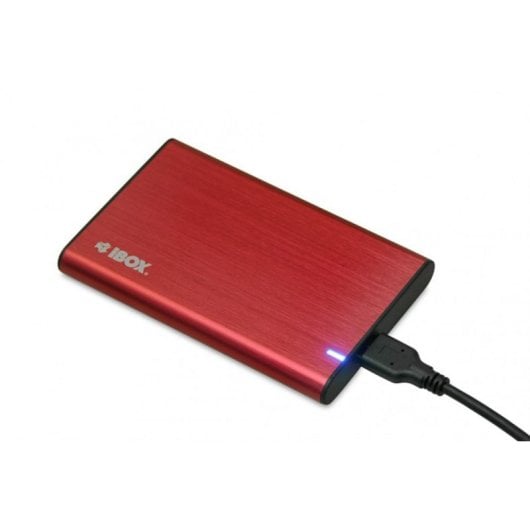Box esterno iBox HD-05 2.5" SATA III USB 3.2 Gen 1 Rosso