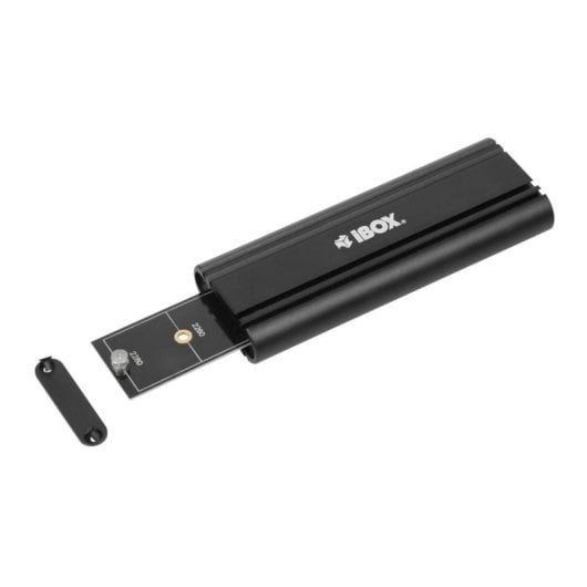Caja externa SSD iBox HD-07 M.2 NVMe USB 3.2 Gen 2 Aluminio Negro