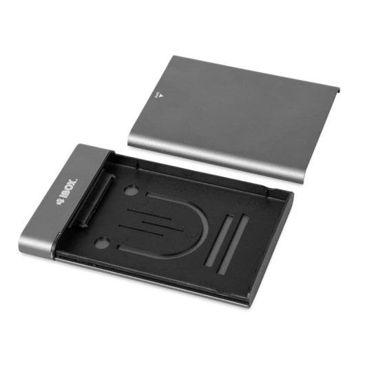 iBox IEUHDD6 Caixa Compacta USB-C para HDD/SSD 2.5" SATA III Cinzenta