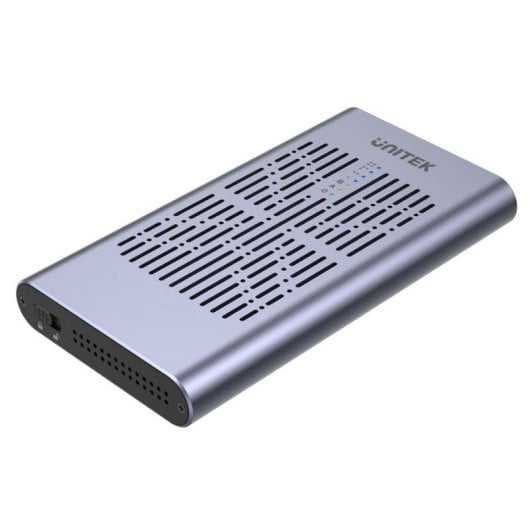 UNITEK S1206A Caixa Externa USB4 Gen 2x2 para SSD M.2 Alumínio Preta/Cinzenta