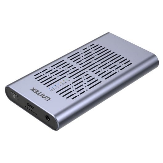 UNITEK S1206A Caixa Externa USB4 Gen 2x2 para SSD M.2 Alumínio Preta/Cinzenta