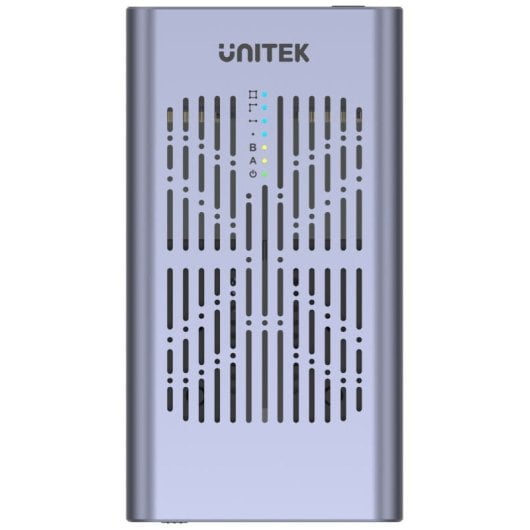 UNITEK S1206A Caixa Externa USB4 Gen 2x2 para SSD M.2 Alumínio Preta/Cinzenta