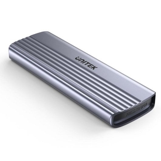 Box SSD UNITEK S1241B01 M.2 PCIe Alluminio Grigio USB-C Hot-swap