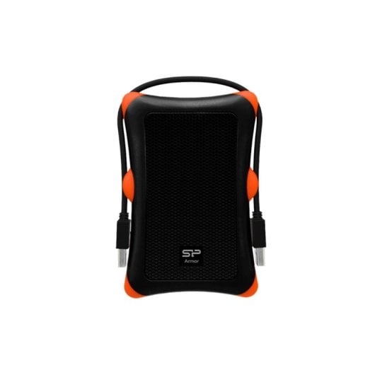Caja Disco Duro Silicon Power Armor A30 Micro-USB A Plástico/Goma Negro Naranja