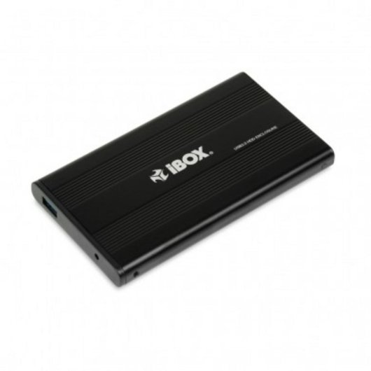 Box HDD iBox HD-02 2.5" SATA USB 3.2 Gen 1 Metallo Nero Compatibile Mac/Linux/Windows