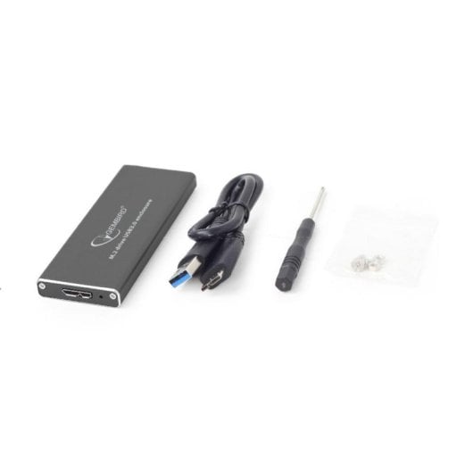 Caja externa SSD Gembird EE2280-U3C-01 M.2 Aluminio Negro USB 3.2 Gen 1