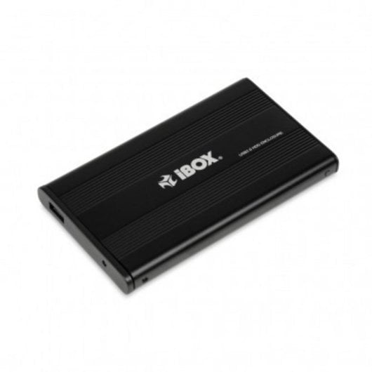 Box HDD iBox HD-01 2.5" SATA USB 2.0 Metallo Nero Compatibile Windows Mac Linux