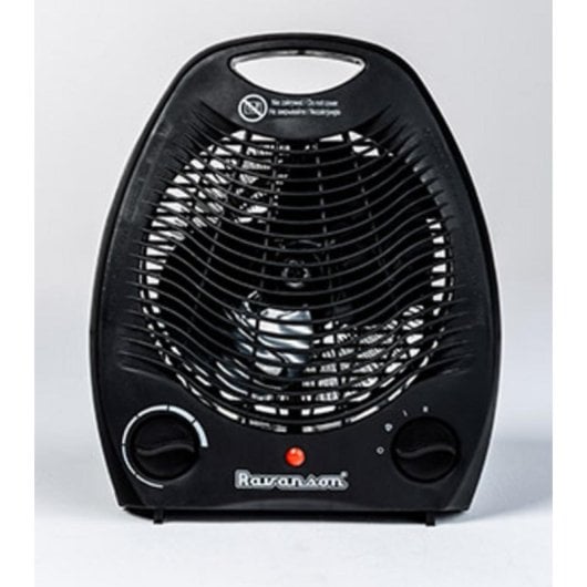 Heizlüfter Ravanson FH-105B Schwarz 2000W, 2 Leistungsstufen, tragbar
