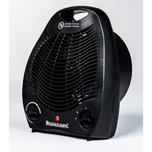 Heizlüfter Ravanson FH-105B Schwarz 2000W, 2 Leistungsstufen, tragbar